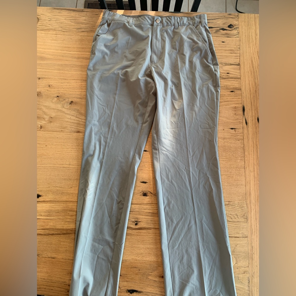TGW‎ Men’s Golf Pant Tan Rayon Size 34 Preowned
